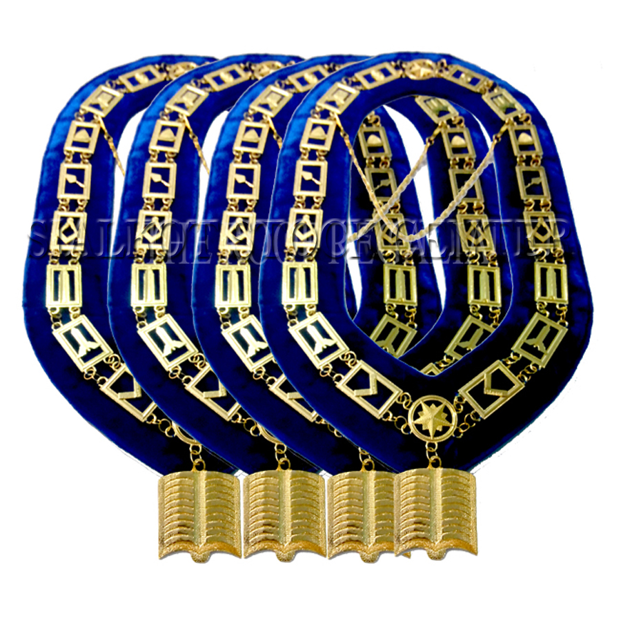 Blue Lodge Officer Chain Collar